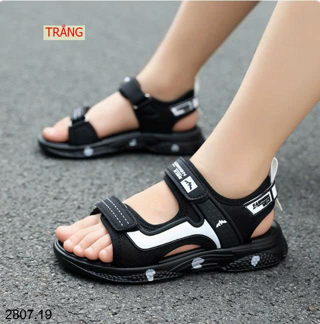 26HA2807.19 - SANDAL BÉ TRAI ĐẾ MỀN CHỐNG TRƠN TRƯỢT