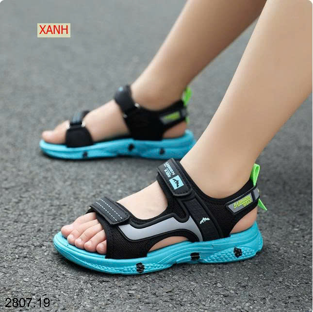 26HA2807.19 - SANDAL BÉ TRAI ĐẾ MỀN CHỐNG TRƠN TRƯỢT