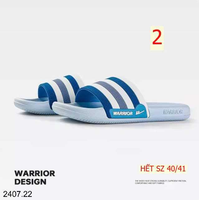 26HA2407.22 - DÉP LÊ WARRIOR NAM NỮ CHỐNG TRƠN TRƯỢT