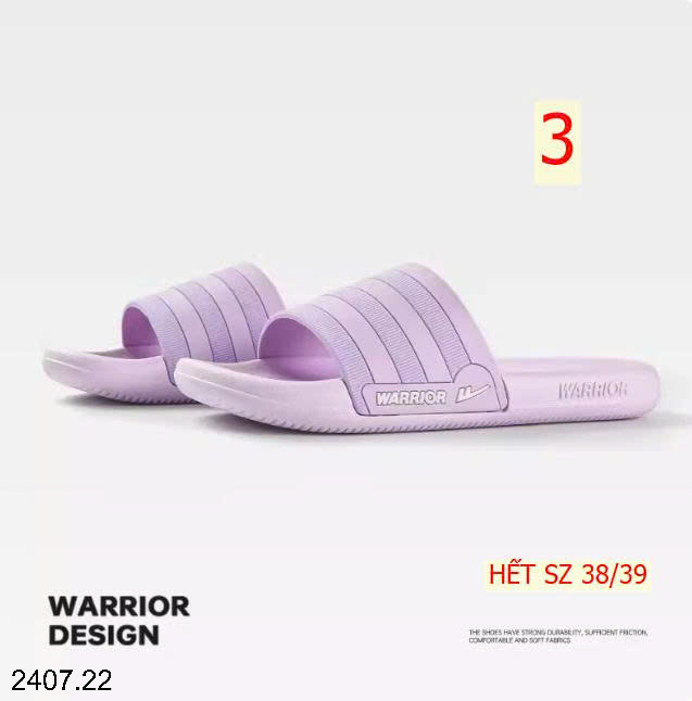 26HA2407.22 - DÉP LÊ WARRIOR NAM NỮ CHỐNG TRƠN TRƯỢT