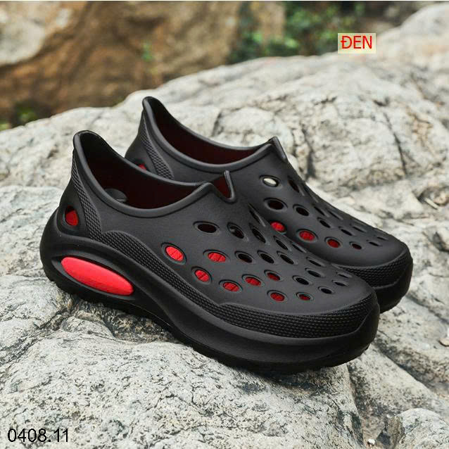 26HA0408.11 - GIÀY NAM ĐẾ DÀY LỖ THOÁNG KHÍ