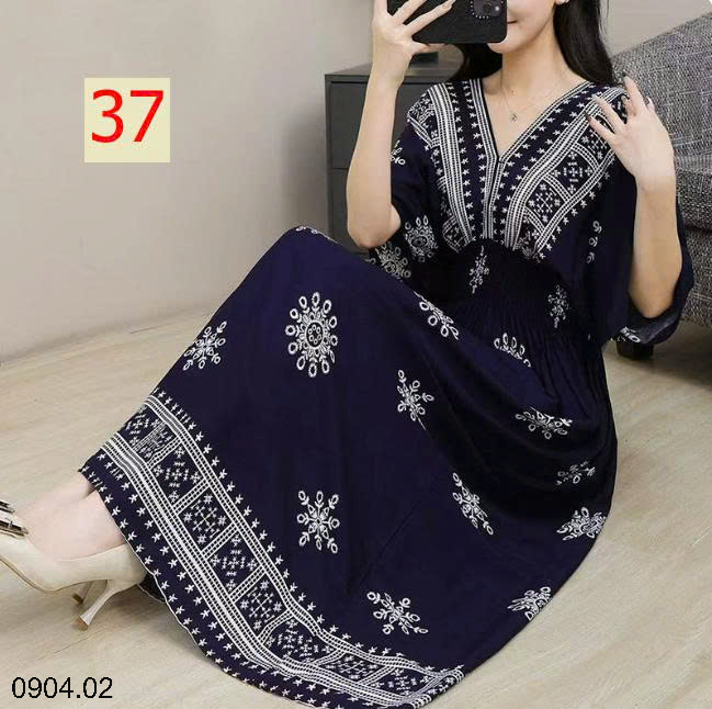 26HA0904.02 - VÁY MAXI THỔ CẨM