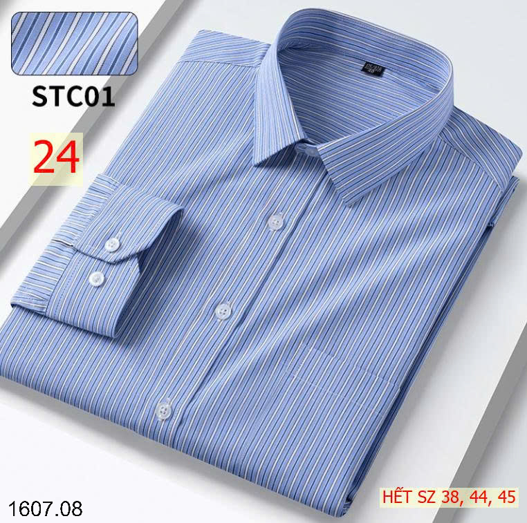 26HA1607.08 - ÁO SƠ MI KẺ CHO NAM