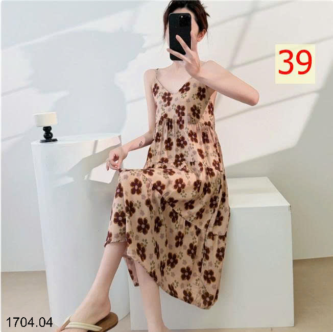 26HA1704.04 - VÁY 2 DÂY LANH LỤA MỀN MÁT CHO NỮ