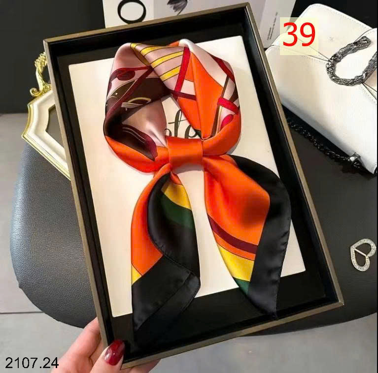 26HA2107.24 - SET 2 KHĂN LỤA PHỤ KIỆN