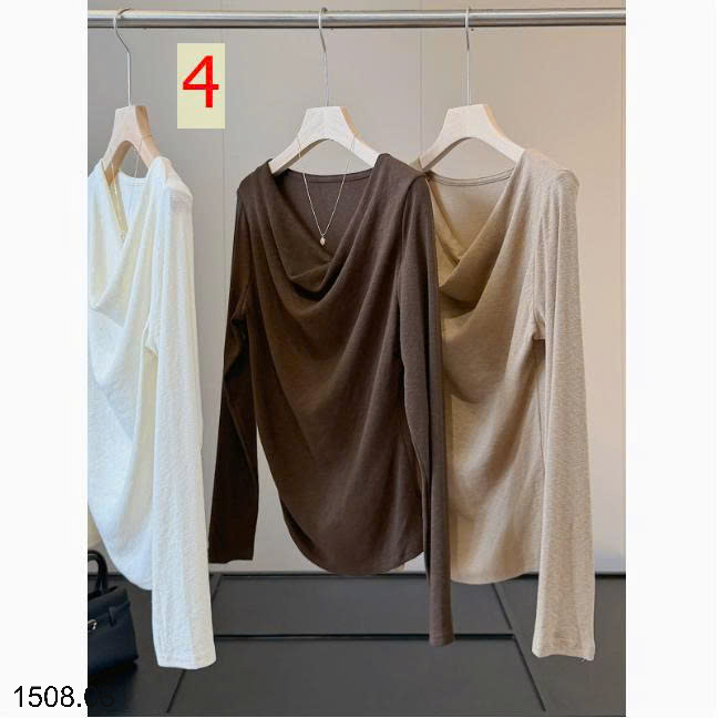 26HA1508.08 - ÁO CỔ ĐỔ THU ĐÔNG ANNA