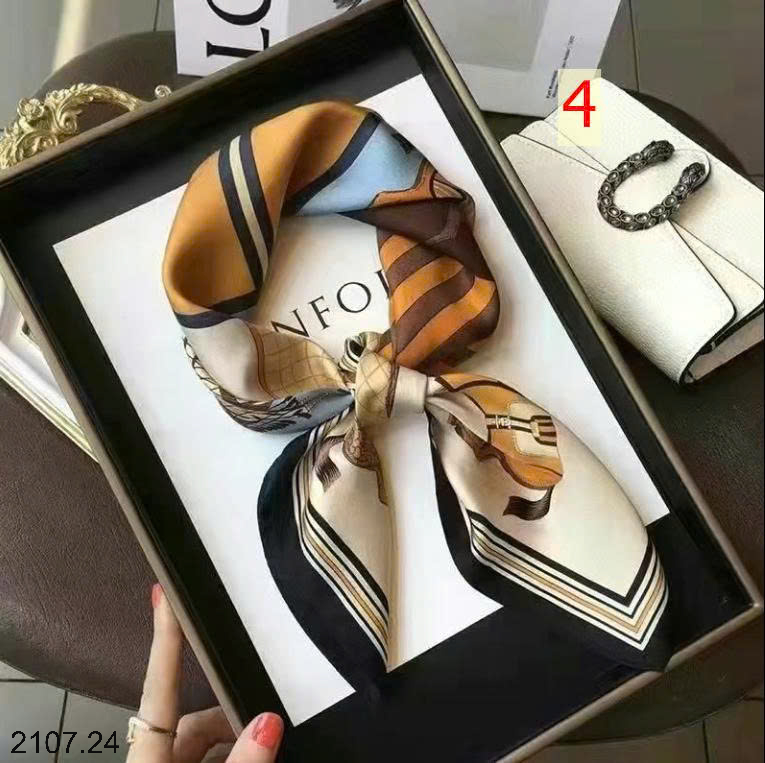 26HA2107.24 - SET 2 KHĂN LỤA PHỤ KIỆN