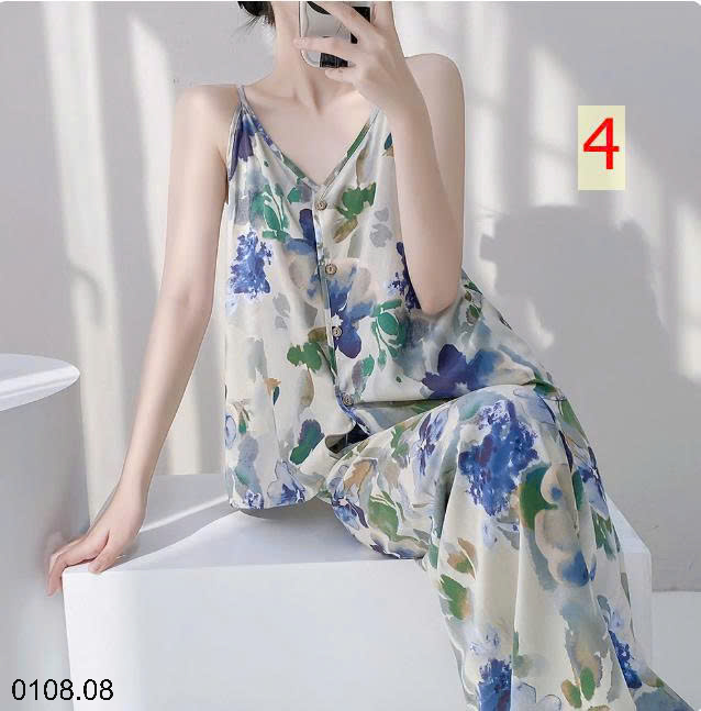 26HA0108.08 - BỘ LANH LỤA 2 DÂY QUẦN DÀI