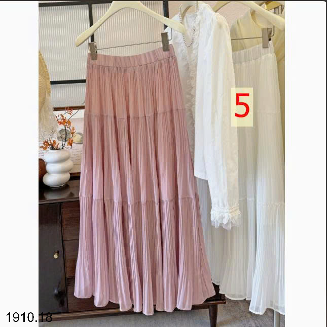 26HA1910.18 - CHÂN VÁY MID VOAN TẦNG ANNA