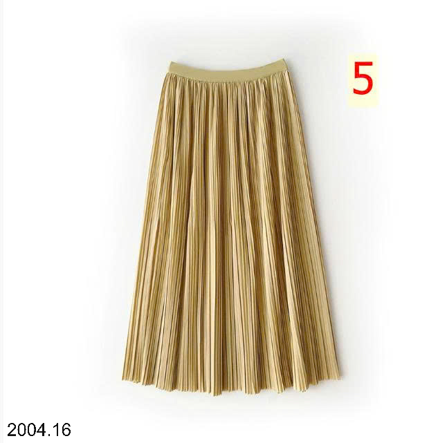 26HA2004.16 - CHÂN VÁY MIDI XẾP LY ANNA
