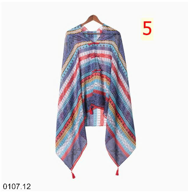 26HA0107.12 - KHĂN CHOÀNG MỎNG HOẠ TIẾT