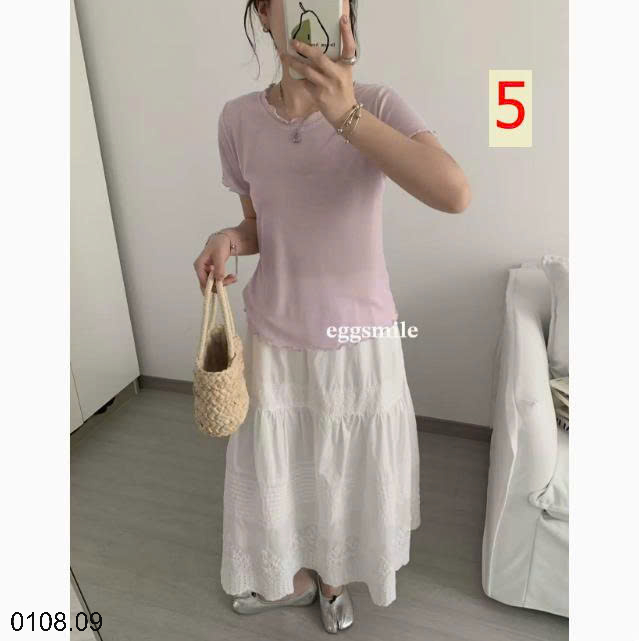 26HA0108.09 - ÁO THUN CỔ VIỀN EGG