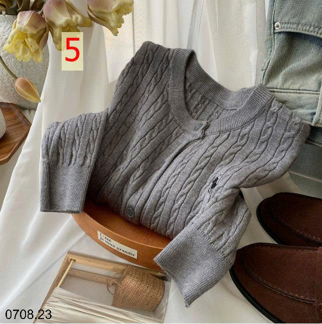 26HA0708.23 - ÁO LEN CARDIGAN HÌNH NGỰA CHO NỮ