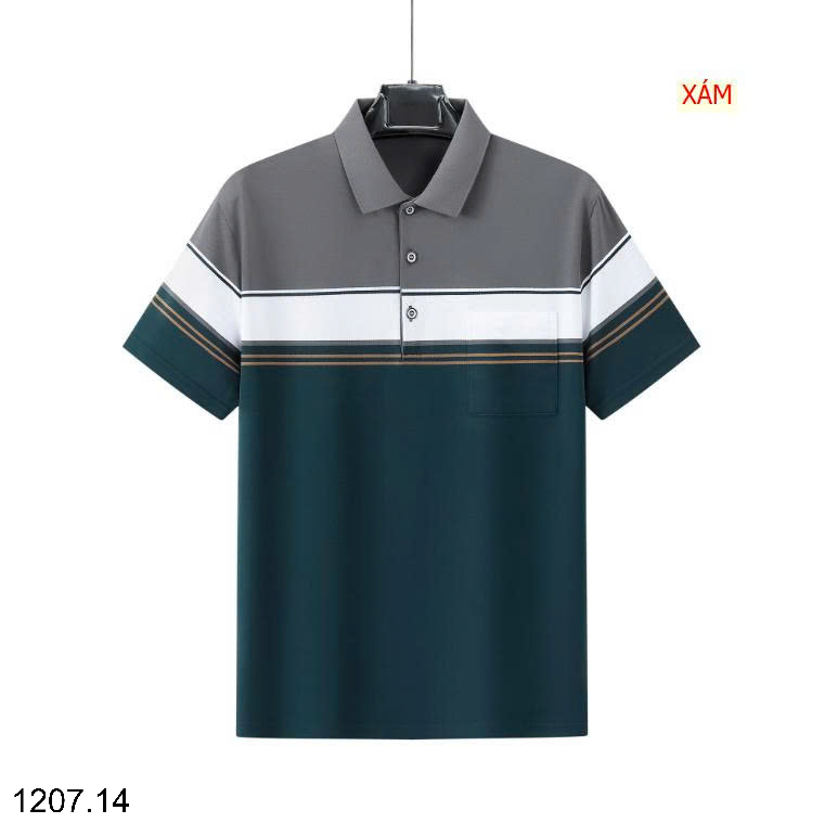 26HA1207.14 - ÁO POLO KẺ THỜI TRANG NAM