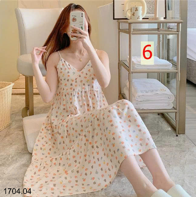 26HA1704.04 - VÁY 2 DÂY LANH LỤA MỀN MÁT CHO NỮ