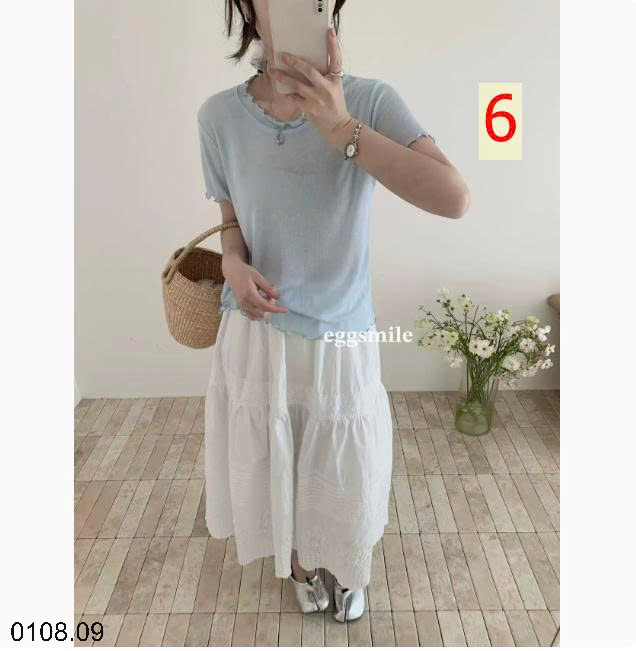 26HA0108.09 - ÁO THUN CỔ VIỀN EGG