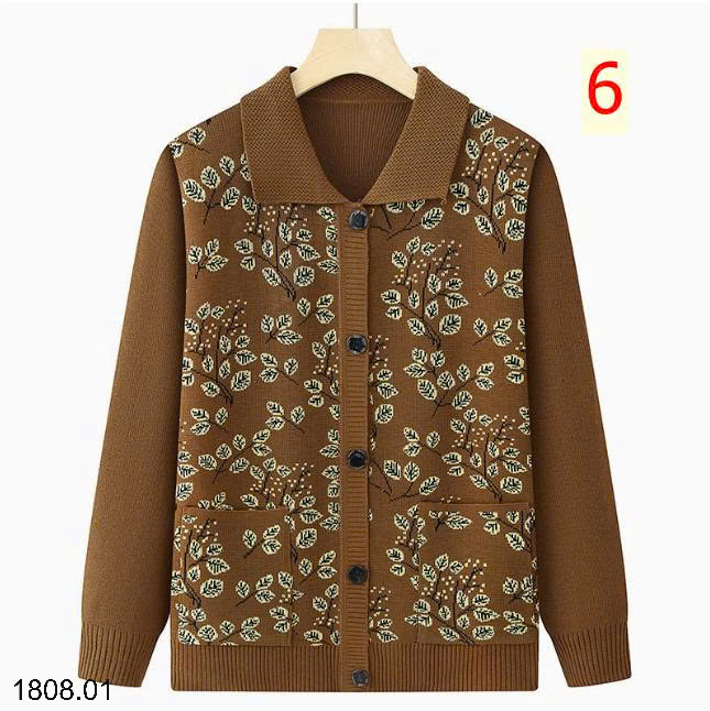 26HA1808.01 - ÁO CARDIGAN HOA TRUNG NIÊN