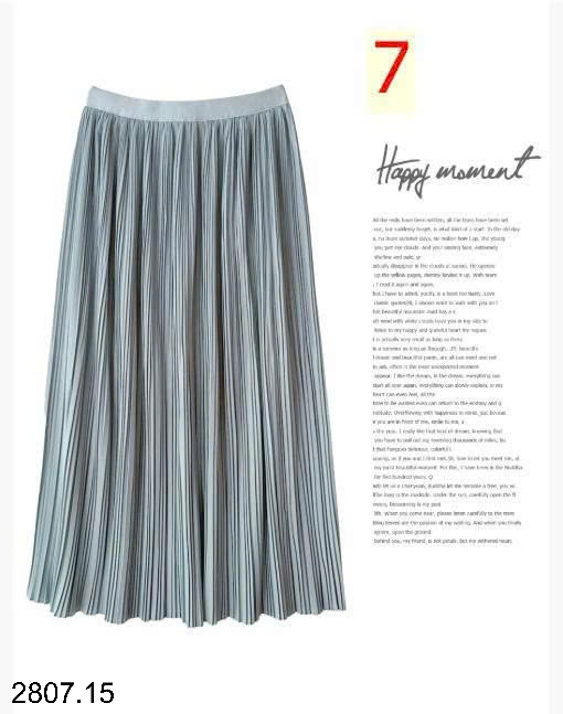 26HA2807.15 - CHÂN VÁY LỤA MIDI XẾP LY ANNA