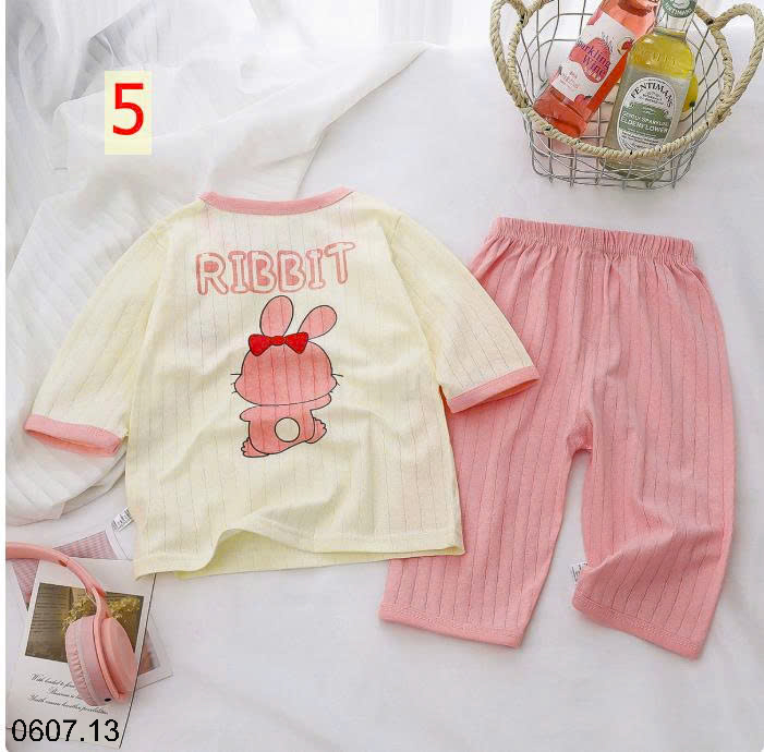 26HA0607.13 - BỘ DÀI TAY COTTON GIẤY CHO BÉ