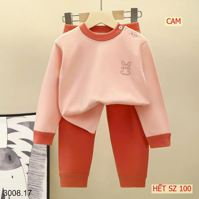 26HA3008.17 - SET 2 BỘ NỈ RABBIT CHO BÉ