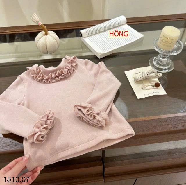 26HA1810.07 - ÁO THUN CỔ BÈO BÉ GÁI NINGLI