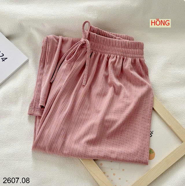 26HA2607.08 - SET 2 QUẦN THUN ỐNG RỘNG BÉ GÁI