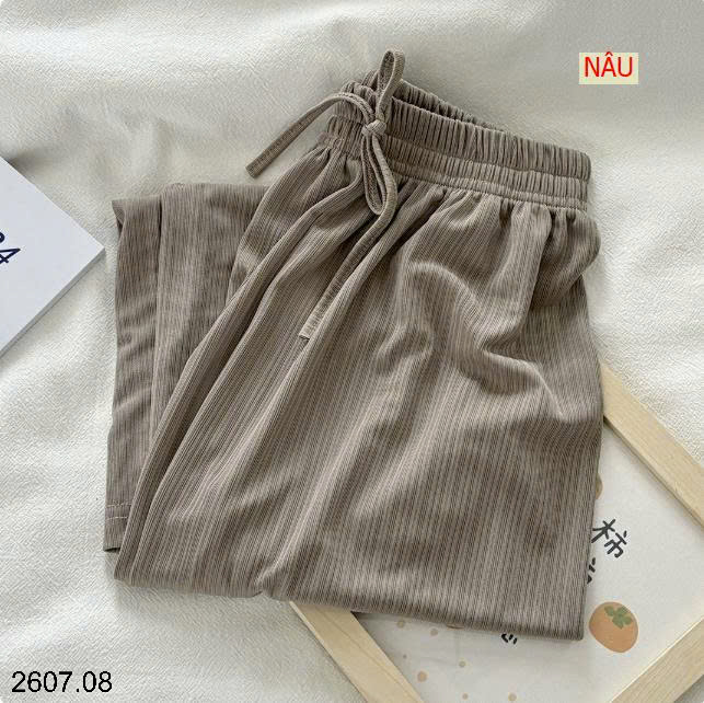 26HA2607.08 - SET 2 QUẦN THUN ỐNG RỘNG BÉ GÁI