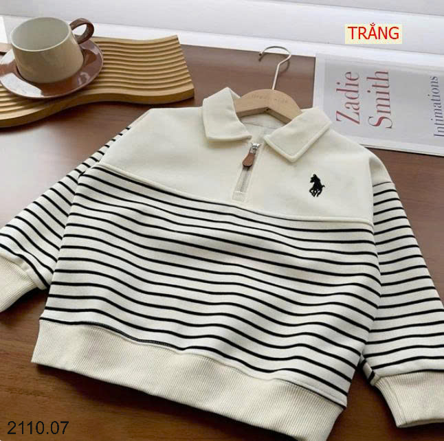 26HA2110.07 - ÁO KẺ POLO BÉ TRAI