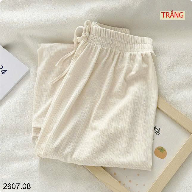 26HA2607.08 - SET 2 QUẦN THUN ỐNG RỘNG BÉ GÁI