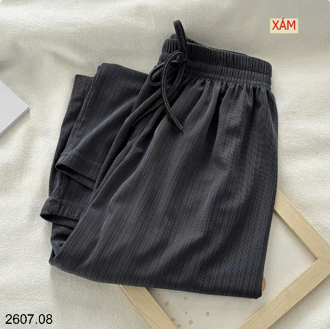 26HA2607.08 - SET 2 QUẦN THUN ỐNG RỘNG BÉ GÁI