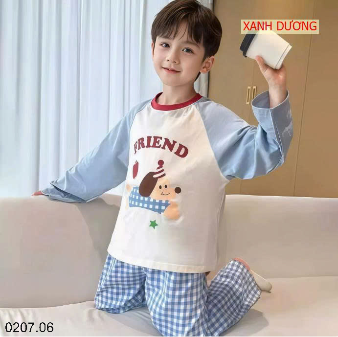 26HA0207.06 - BỘ THU ĐÔNG MẶC NHÀ CHO BÉ