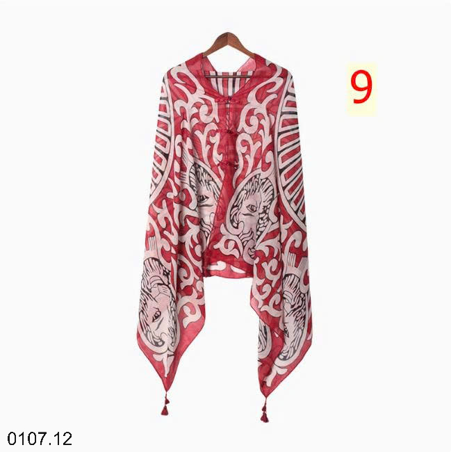 26HA0107.12 - KHĂN CHOÀNG MỎNG HOẠ TIẾT