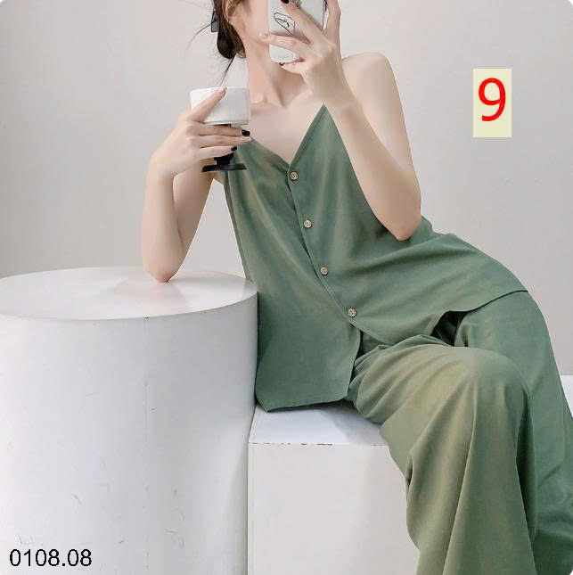 26HA0108.08 - BỘ LANH LỤA 2 DÂY QUẦN DÀI