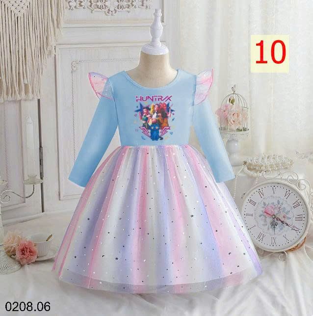 26HA0208.06 - VÁY TUTU DÀI TAY BÉ GÁI