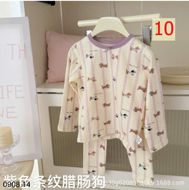 26HA0908.14 - BỘ HEY HONEY MẶC NHÀ CHO BÉ