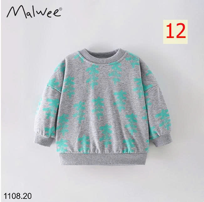 26HA1108.20 - SET 2 ÁO NỈ THU ĐÔNG MALWEE CHO BÉ