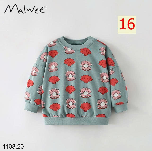 26HA1108.20 - SET 2 ÁO NỈ THU ĐÔNG MALWEE CHO BÉ