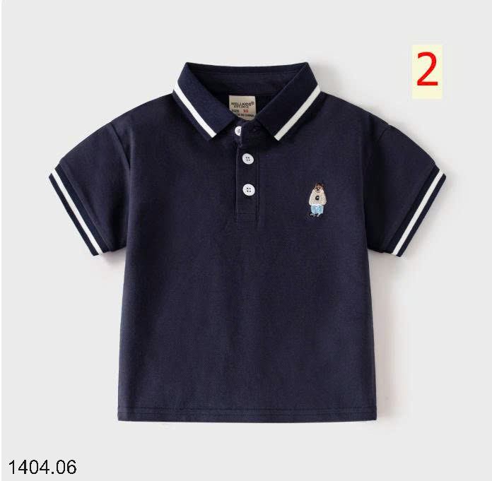 26HA1404.06 - ÁO POLO WELLKIDS BÉ TRAI