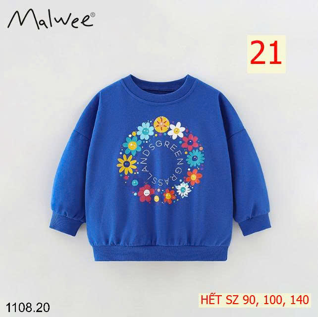 26HA1108.20 - SET 2 ÁO NỈ THU ĐÔNG MALWEE CHO BÉ