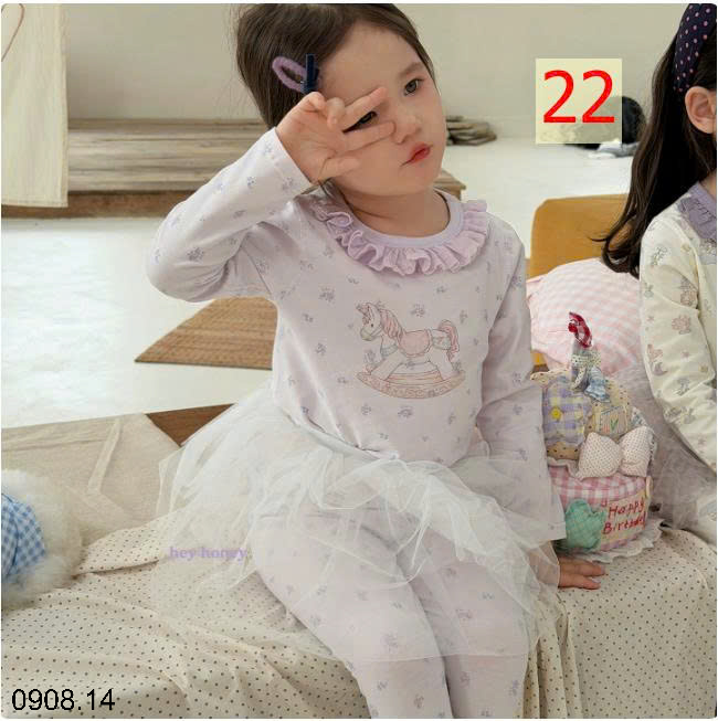 26HA0908.14 - BỘ HEY HONEY MẶC NHÀ CHO BÉ