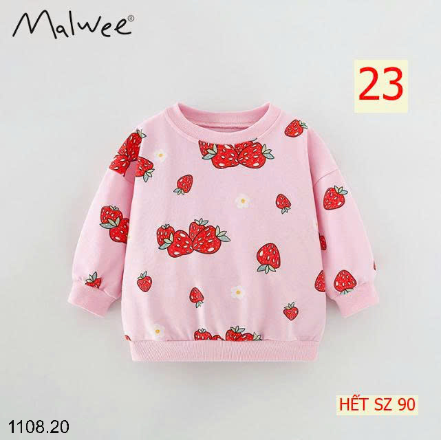 26HA1108.20 - SET 2 ÁO NỈ THU ĐÔNG MALWEE CHO BÉ