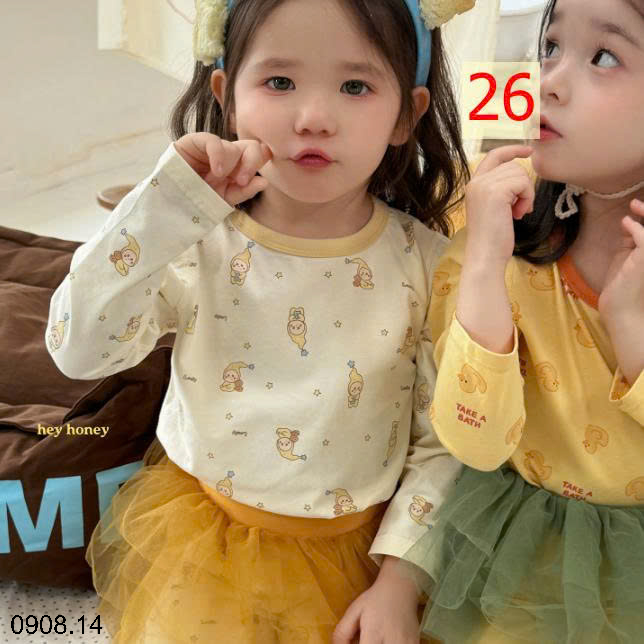 26HA0908.14 - BỘ HEY HONEY MẶC NHÀ CHO BÉ