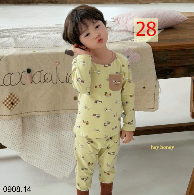 26HA0908.14 - BỘ HEY HONEY MẶC NHÀ CHO BÉ
