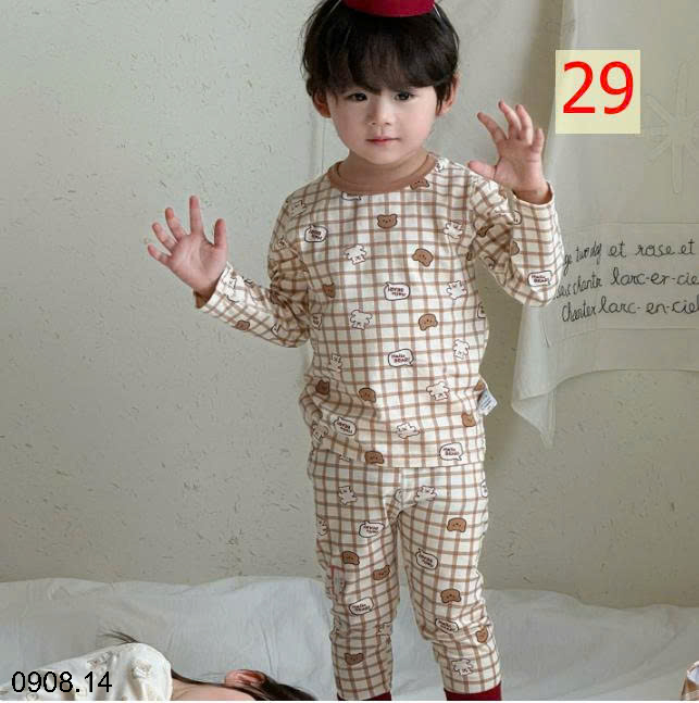 26HA0908.14 - BỘ HEY HONEY MẶC NHÀ CHO BÉ
