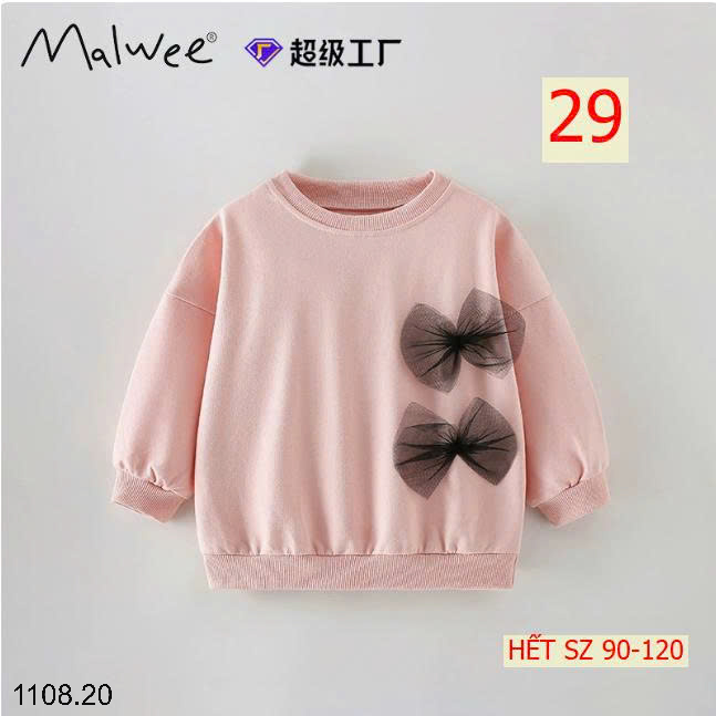 26HA1108.20 - SET 2 ÁO NỈ THU ĐÔNG MALWEE CHO BÉ
