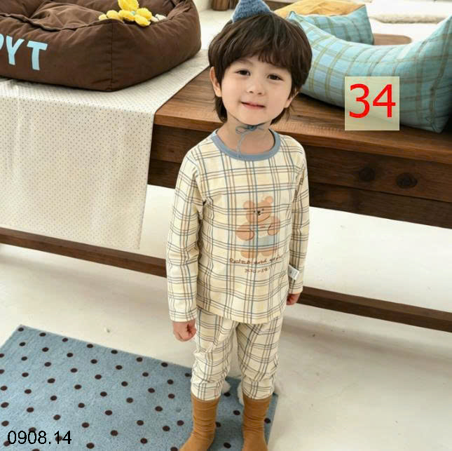 26HA0908.14 - BỘ HEY HONEY MẶC NHÀ CHO BÉ