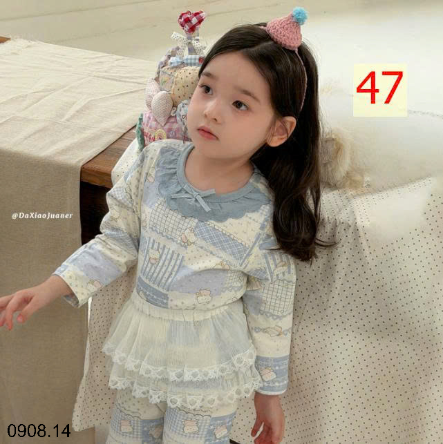 26HA0908.14 - BỘ HEY HONEY MẶC NHÀ CHO BÉ
