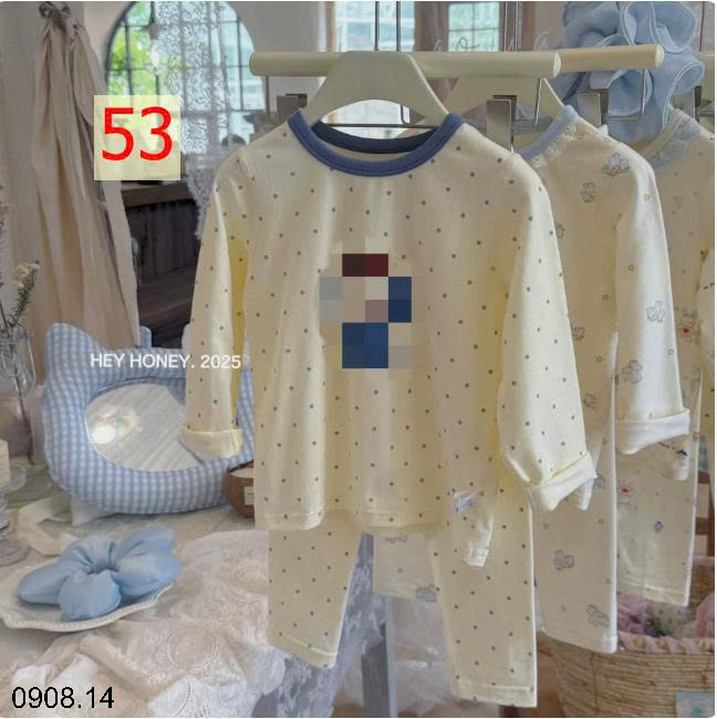 26HA0908.14 - BỘ HEY HONEY MẶC NHÀ CHO BÉ