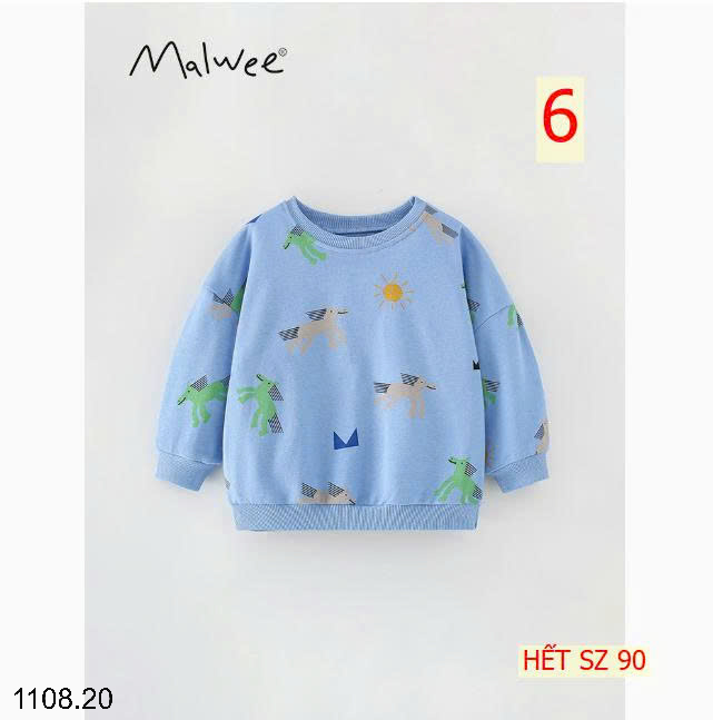 26HA1108.20 - SET 2 ÁO NỈ THU ĐÔNG MALWEE CHO BÉ