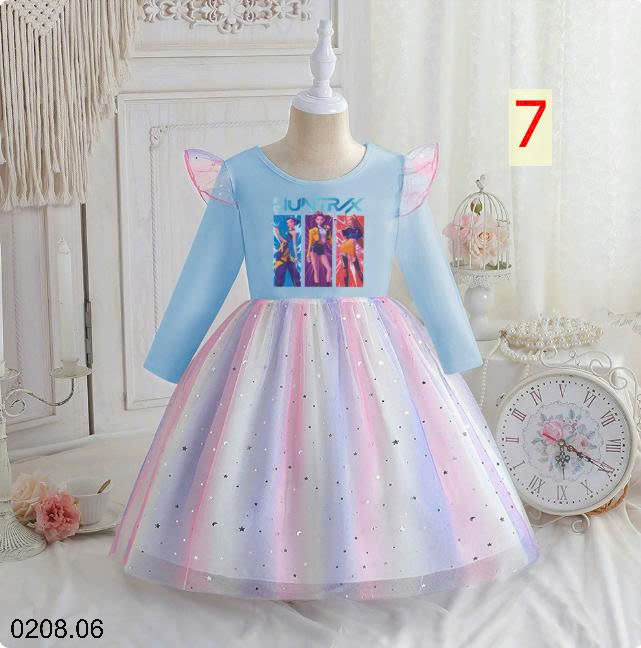 26HA0208.06 - VÁY TUTU DÀI TAY BÉ GÁI